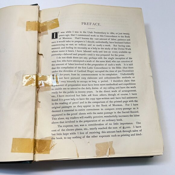 A Complete Concordance of the Book of Mormon Elder George Reynolds 1900 1st Ed - Picture 4 of 16